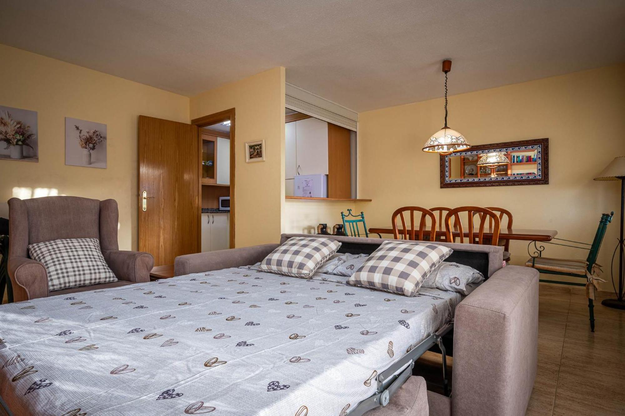 At044 Cerca De La Playa, Con Piscina Y Airco Apartman Torredembarra Kültér fotó