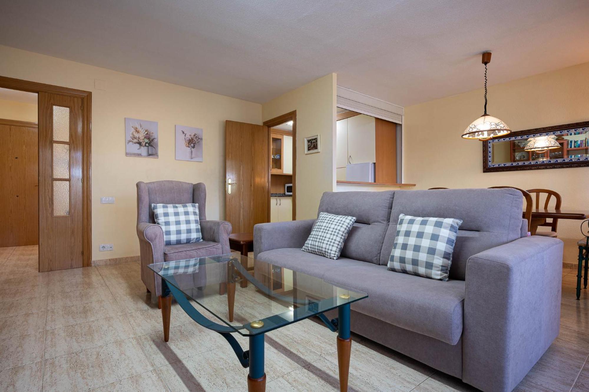 At044 Cerca De La Playa, Con Piscina Y Airco Apartman Torredembarra Kültér fotó