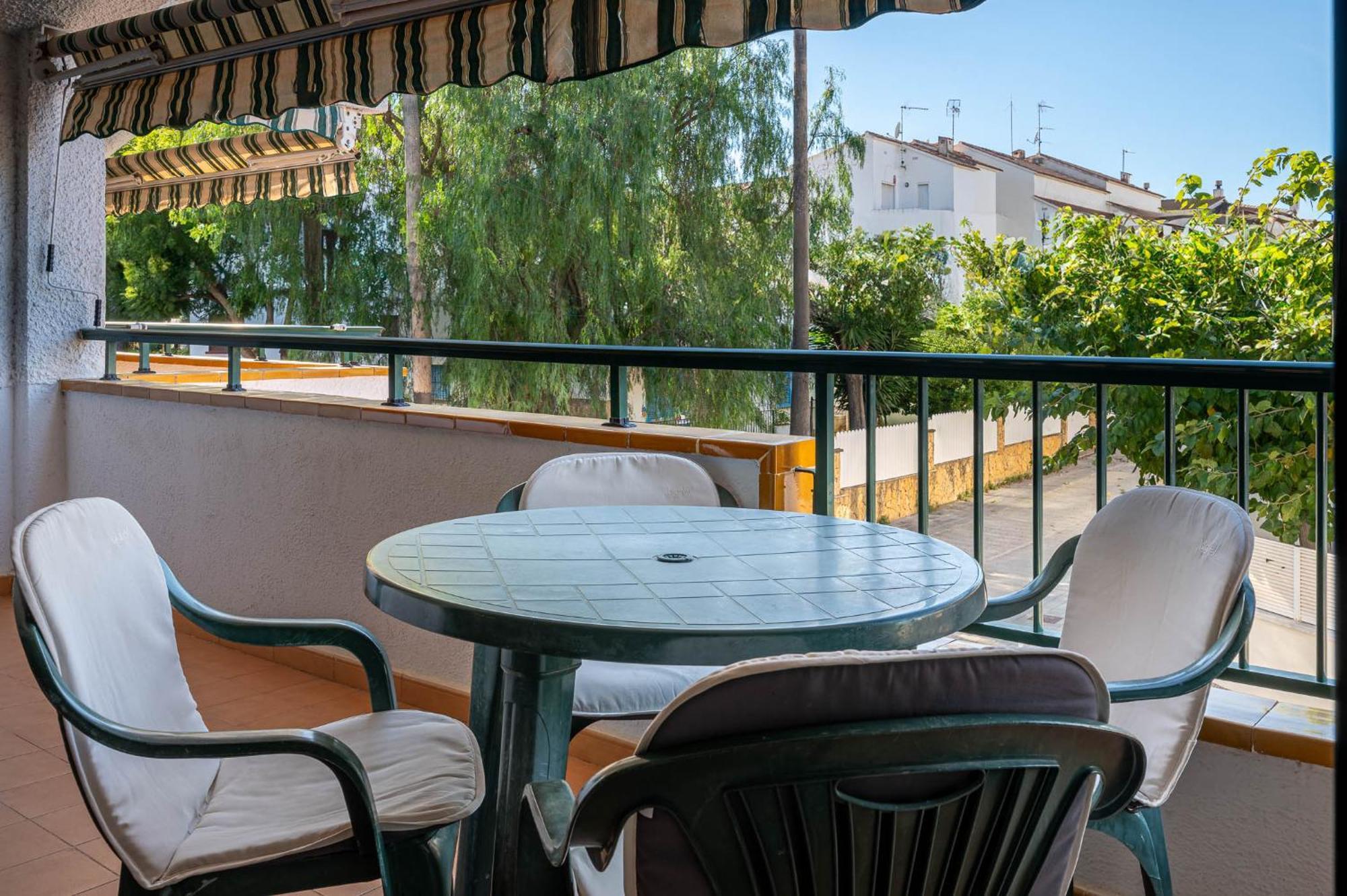 At044 Cerca De La Playa, Con Piscina Y Airco Apartman Torredembarra Kültér fotó